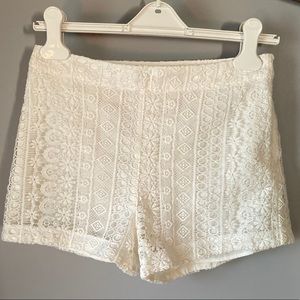 Hollister lace shorts